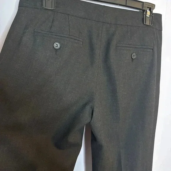 Zara Women Wide Leg Career Pants‎ Size 6 Gray Corpcore Careerchic Preppy Classic - Picture 6 of 6